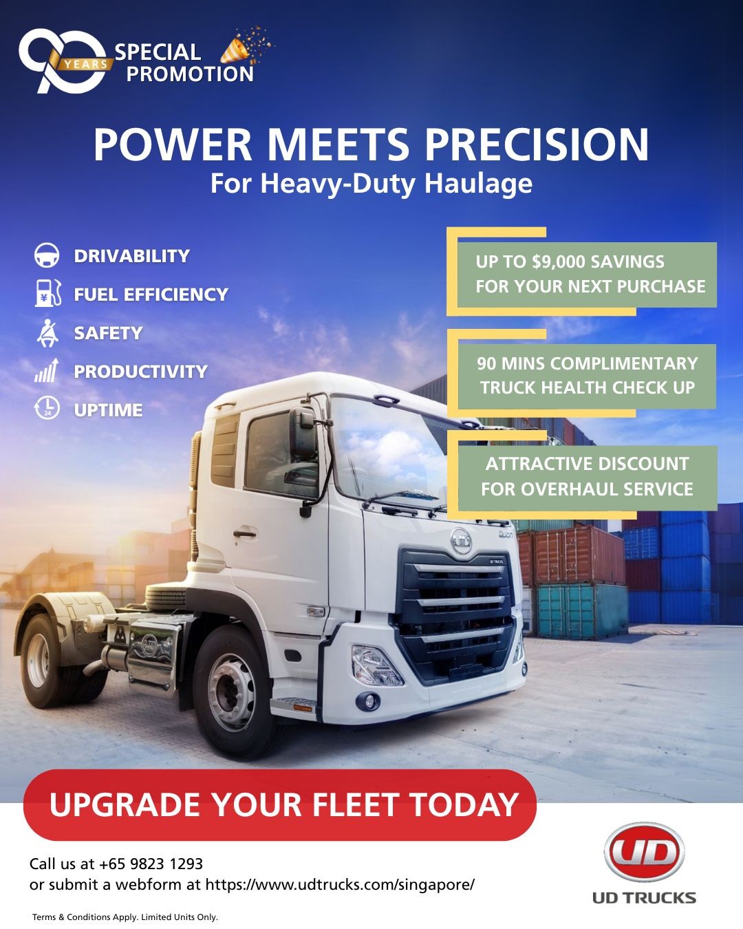 UD Trucks 90th Anniversary Promotion