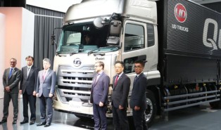 UD Trucks unveiled All-New heavy-duty truck Quon at Ageo Headquarters, Japan