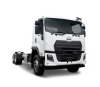 Condor White commercial truck cab with black grille on white background.